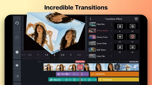 Incredible Transitions of kinemaster mod apk