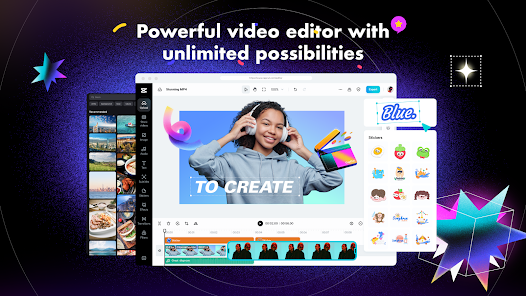 Powerfel vidoes edittor with unlimited passibilities of CapCut Mod APK