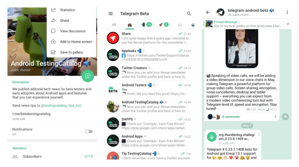 everything you need to know in telegram beta apk 