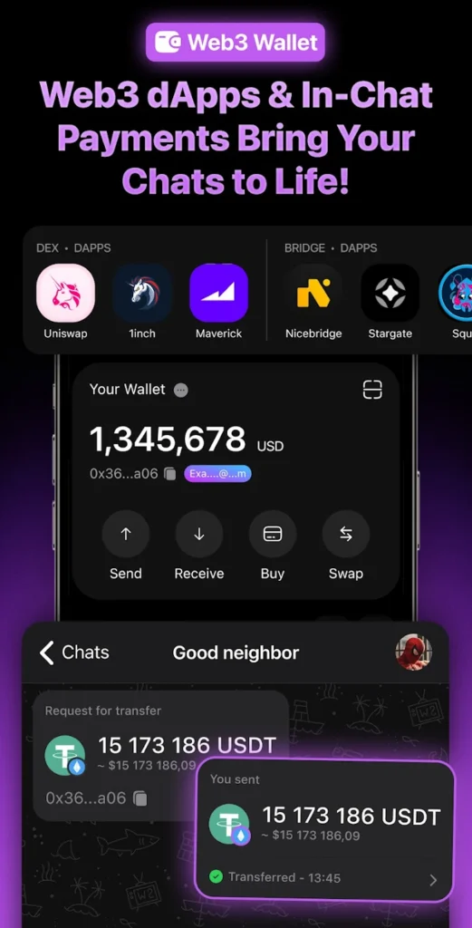 Web3 Wallet in Nicegram APK