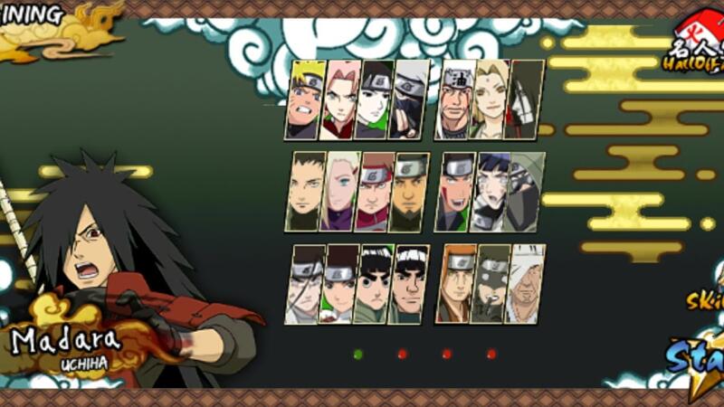 Choose Your Own Player in Naruto Senki 