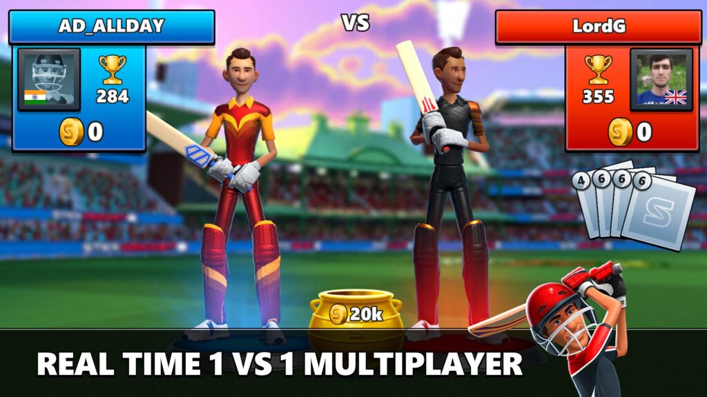 Compitions in Stick Cricket Live