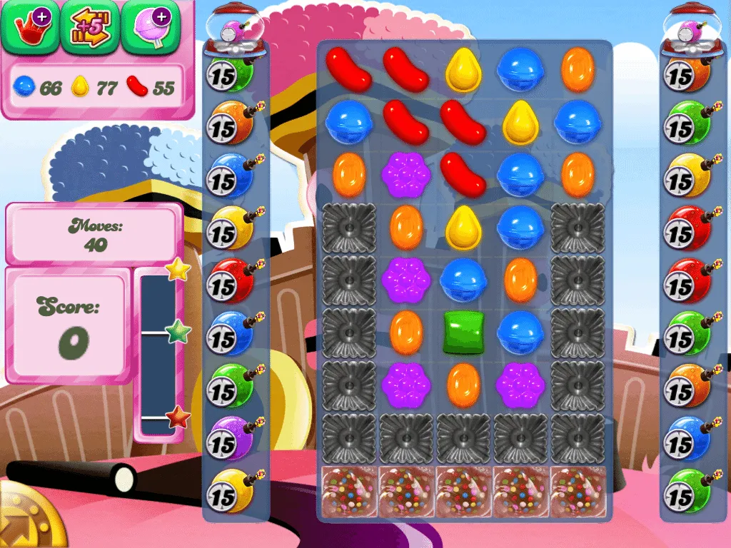 Complete Target In Some Moves of Candy Crush Saga