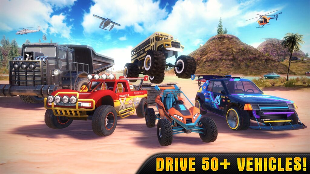 Drive 50+ Vehicles  in Off The Road Mod Apk