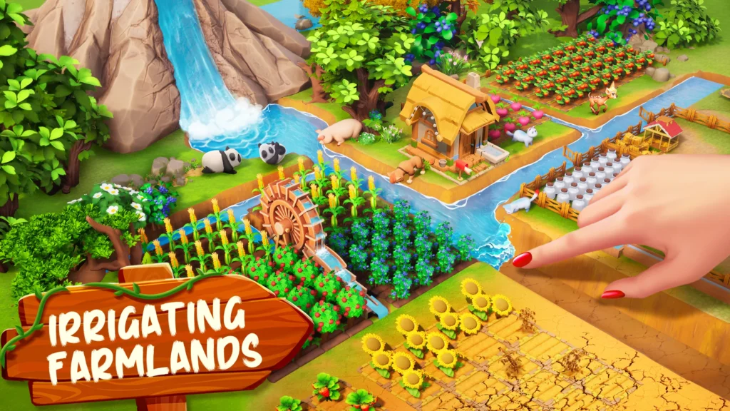 Irrigating Farmlands in Family Farm Adventure