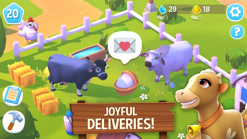 JoyFul Deliveries in Farmville 3 