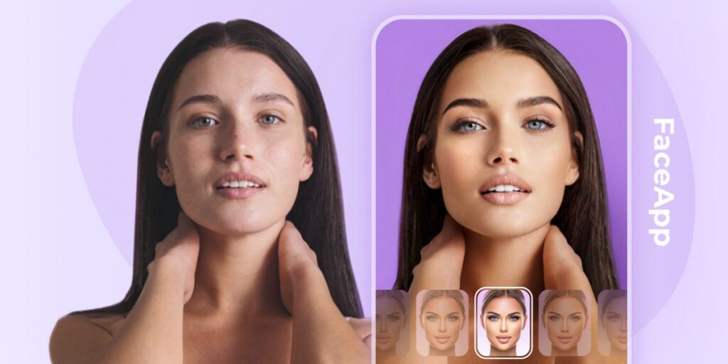 Makeup Effects in Faceapp Mod Apk