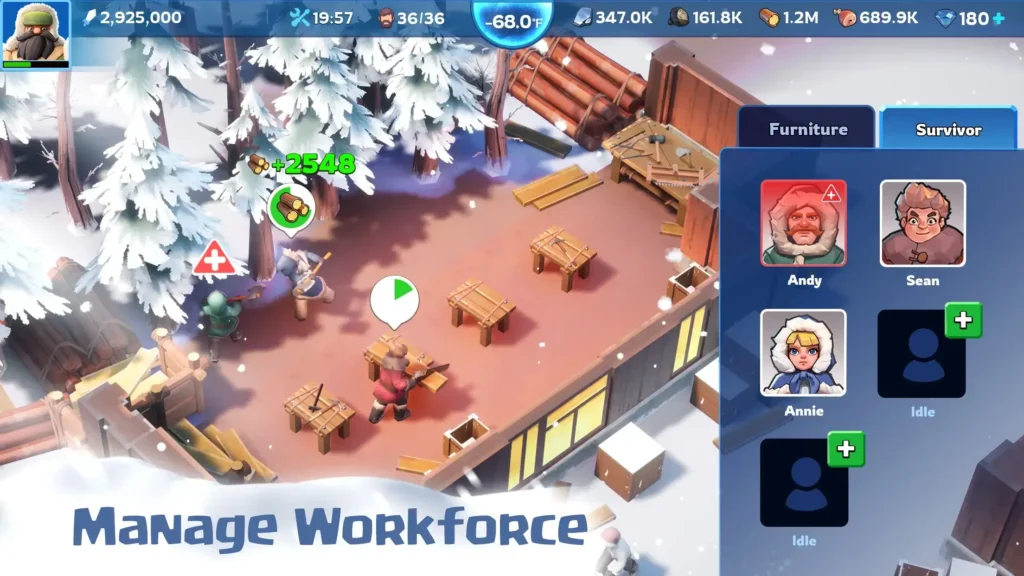 Manage Your Workforce in Whiteout Survival 