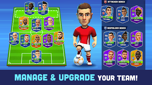 Manage your Team in Mini Football 