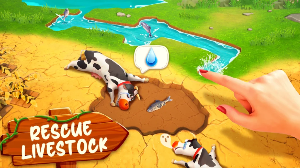 Rescue Livestock in Family Farm Adventure Mod Apk