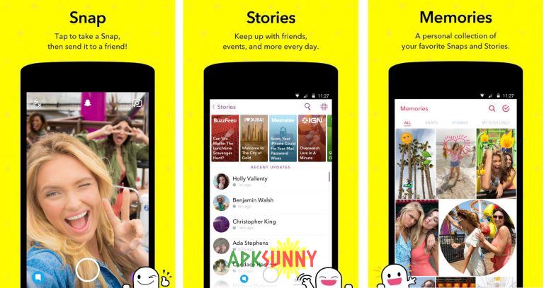 Take Snap And Share With Your Friends in Snapchat Mod Apk