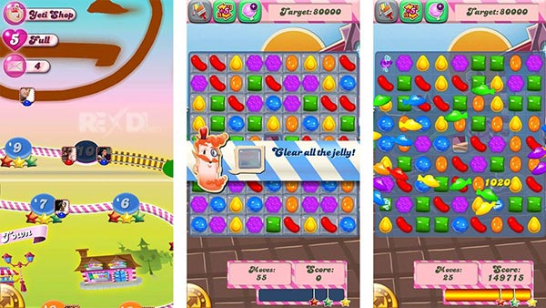 Unlock Levels in Candy Crush Saga