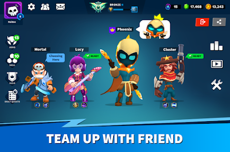 team up with friends of Heroes Strike 